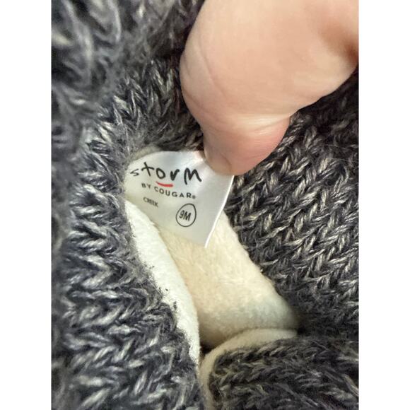 Storm by Cougar Black and Red Plaid WaterProof Snow/Rain Boots Size 9M - Picture 6 of 7